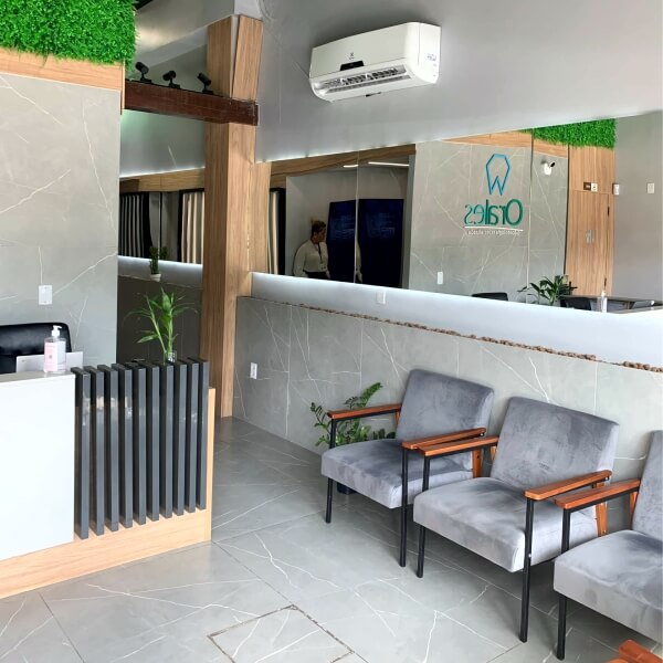 Sala de espera da Orales Odontologia